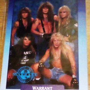 Lot of 11 Warrant Trading Cards